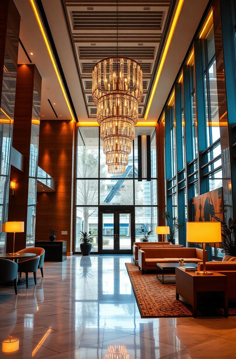 Boutique hotel lobby — Skyline client